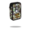 Forminis dviejų skyrių penalas su priedais CoolPack Army Stars