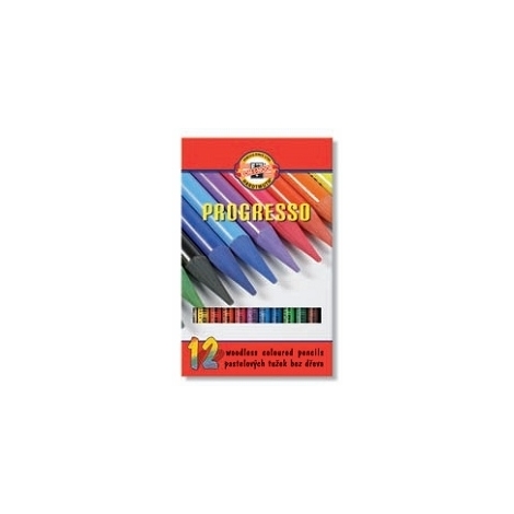 Spalvotų pieštukų rinkinys PROGRESSO, 12 spalvų  