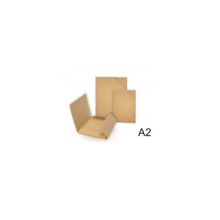 Gofruoto kartono aplankas EKO A2 formato su guma 