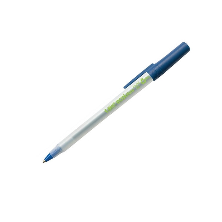 BIC Ballpoint tušinukas ECO ROUND STIC, mėlynos spalvos, 1,00 mm